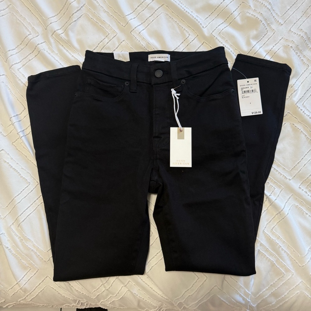 Good American “Good Legs Skinny Jeans” Black001